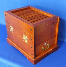 将图片加载到图库查看器，木製　仏具　箱型賽銭箱 欅木材　（受注生産）2723
