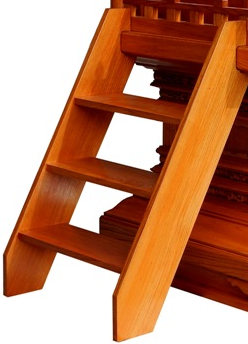 木製/須弥壇用階段欅木材　9578 (受注生産）9584