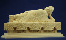 画像をギャラリービューアに読み込む, 木彫仏像　釈迦涅槃像身丈6.0寸桧木　ヒノキ(受注生産）
